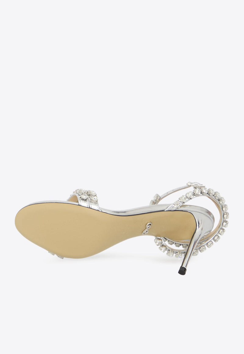 Audrey 95 Crystal-Embellished Sandals