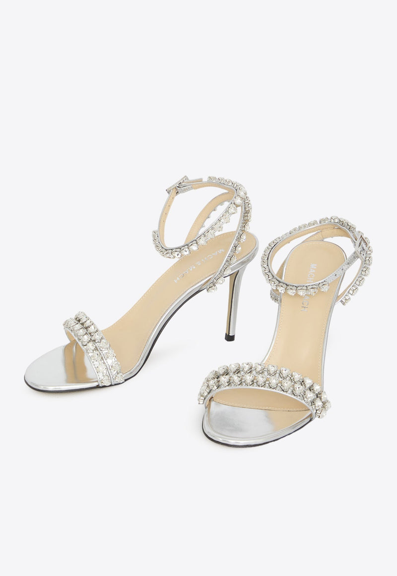 Audrey 95 Crystal-Embellished Sandals