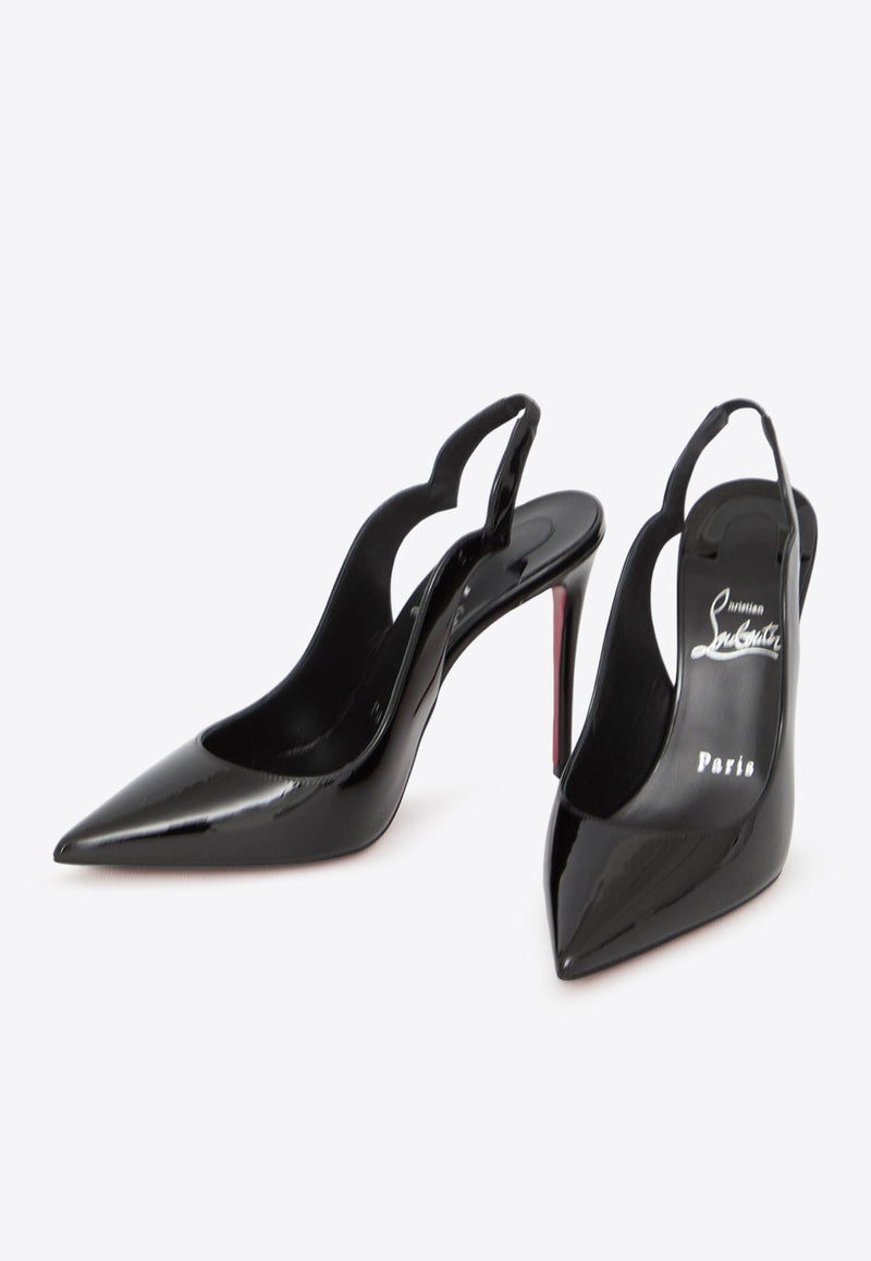 Hot Chick 100 Slingback Pumps in Patent Leather