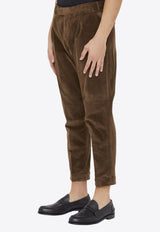 Cropped Corduroy Pants