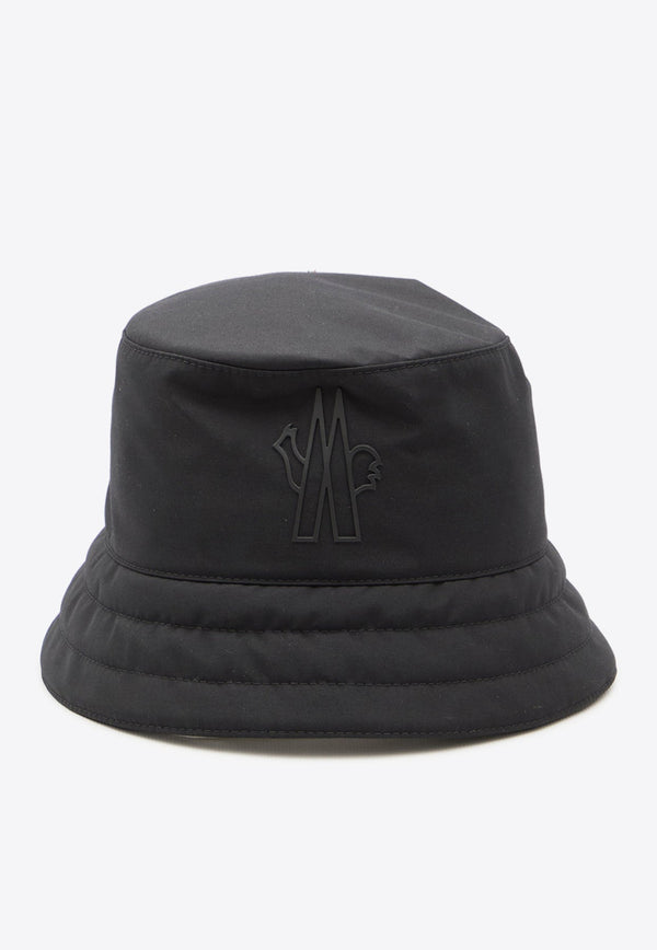 Logo-Embossed Quilted Bucket Hat