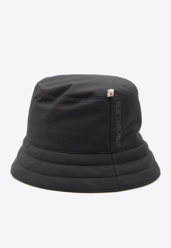 Logo-Embossed Quilted Bucket Hat