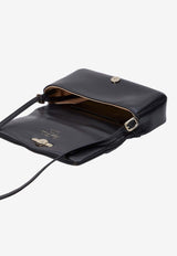 Viv' Choc Leather Shoulder Bag