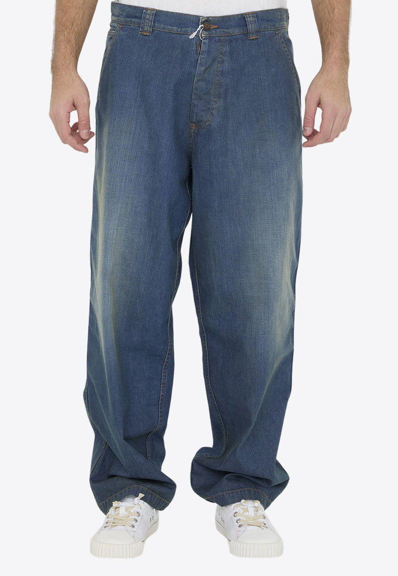 Americana Wash Straight-Leg Jeans