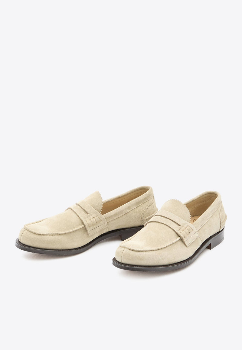 Pembrey Suede Penny Loafers