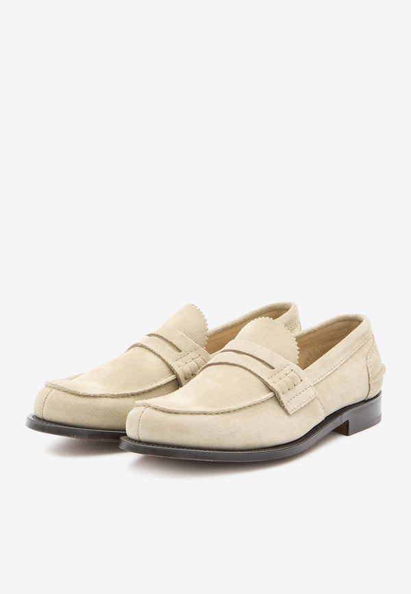 Pembrey Suede Penny Loafers