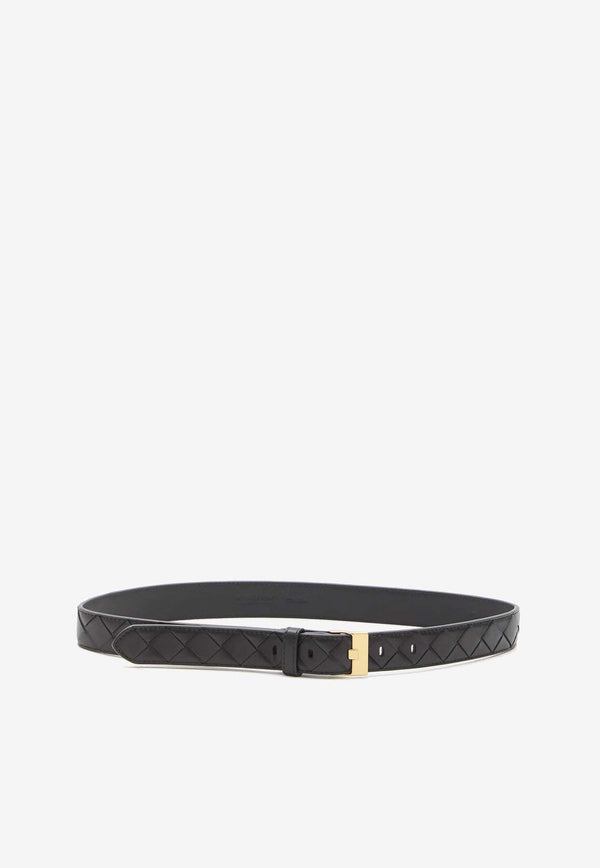 Watch Intrecciato Nappa Leather Belt