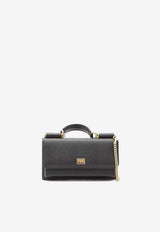 Mini Top Handle Bag in Dauphine Leather