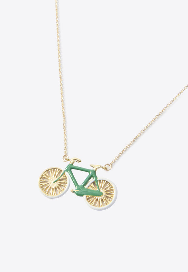 9-Karat Yellow Gold Bici Necklace