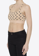 All Over Moon Cropped Top