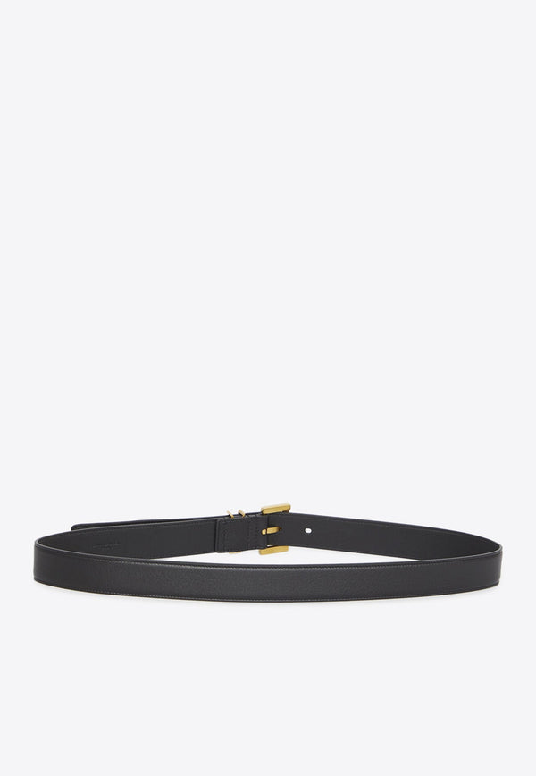 Cassandre Smooth Leather Belt