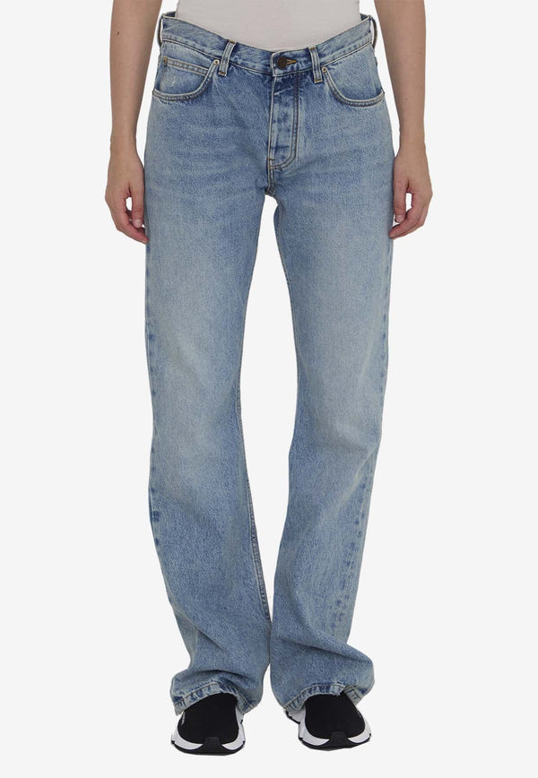 Low-Rise Straight-Leg Jeans