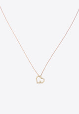 Mini Corazon Brillante Chain Necklace