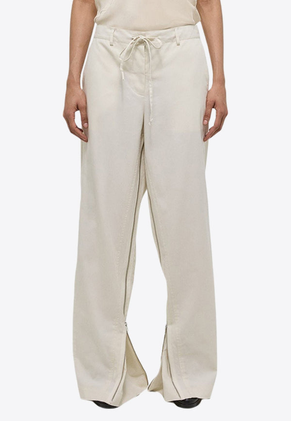 Side Gusset Wide-Leg Pants