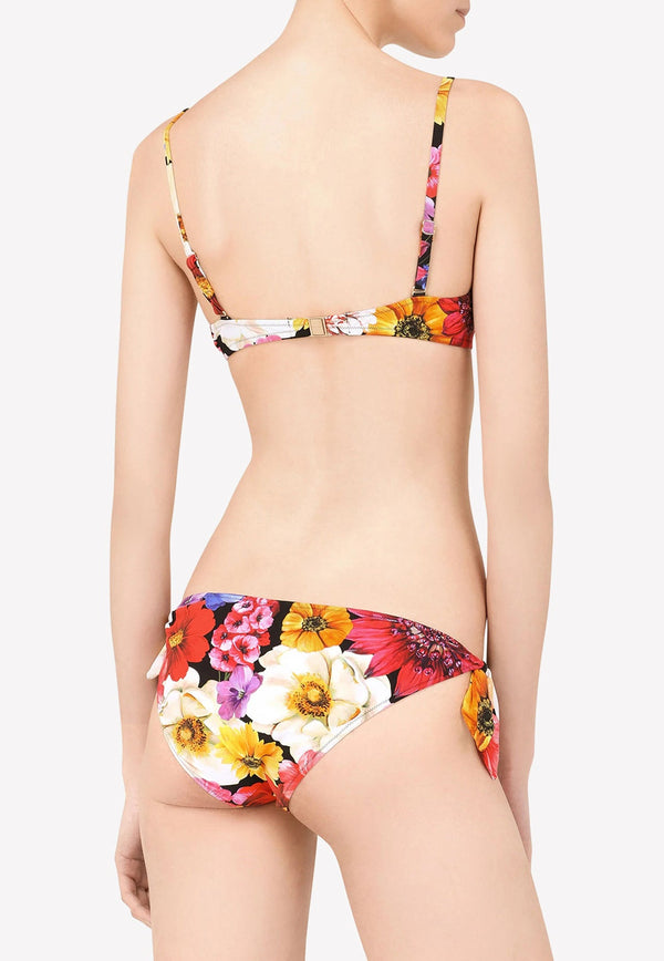 Garden Print Balconette Bikini