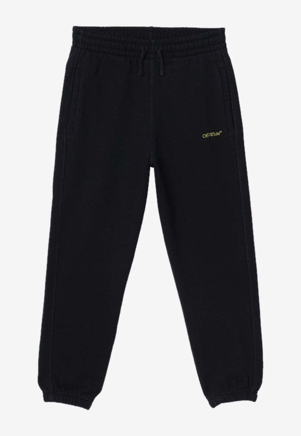 Boys Logo Lettering Track Pants