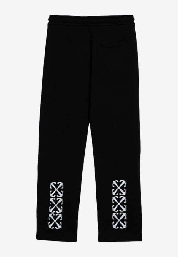 Logo Print Track Pants