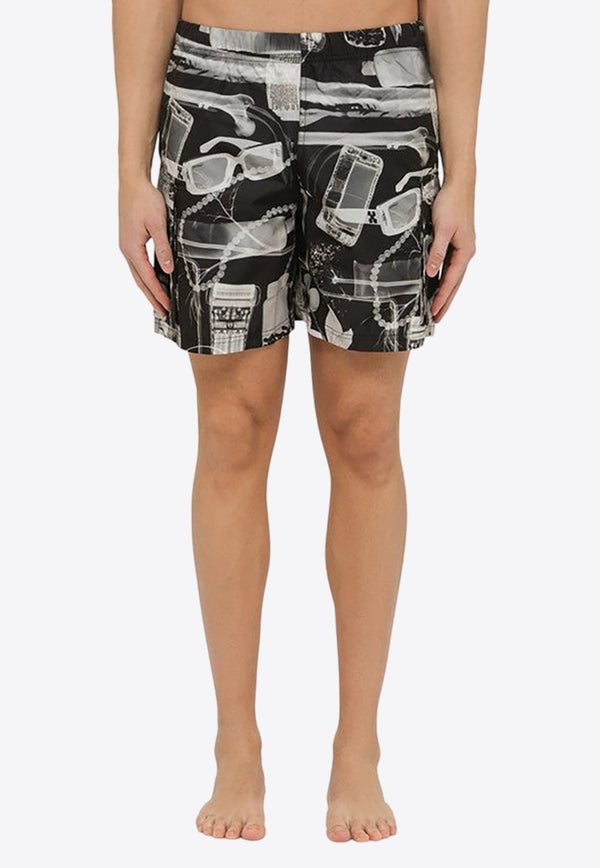 X-ray Printed Swim Shorts