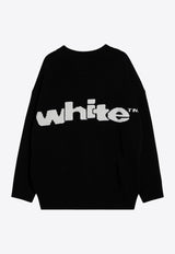 Shared Logo Intarsia Knit Sweater