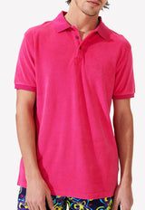 Terry Polo T-shirt in Cotton Blend