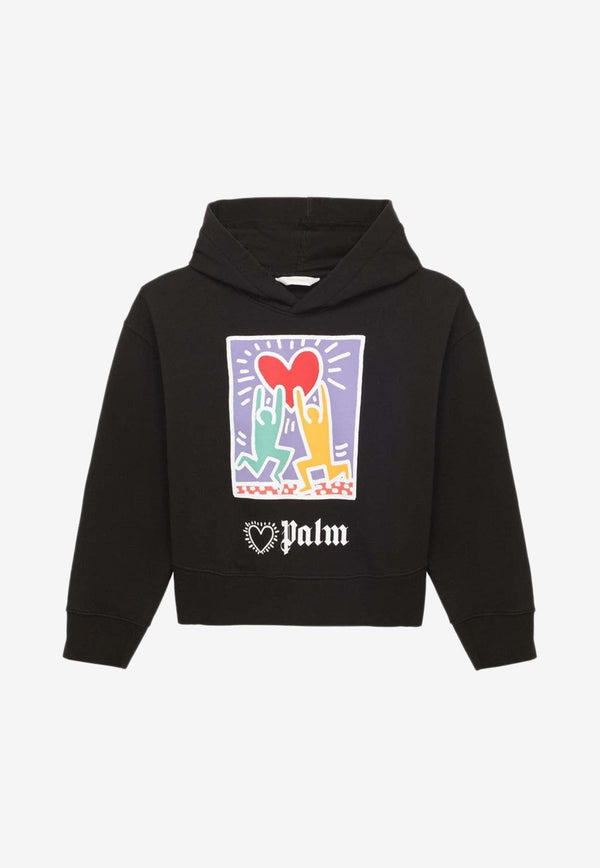 Girls Graphic-Printed Hooded Sweatshirt