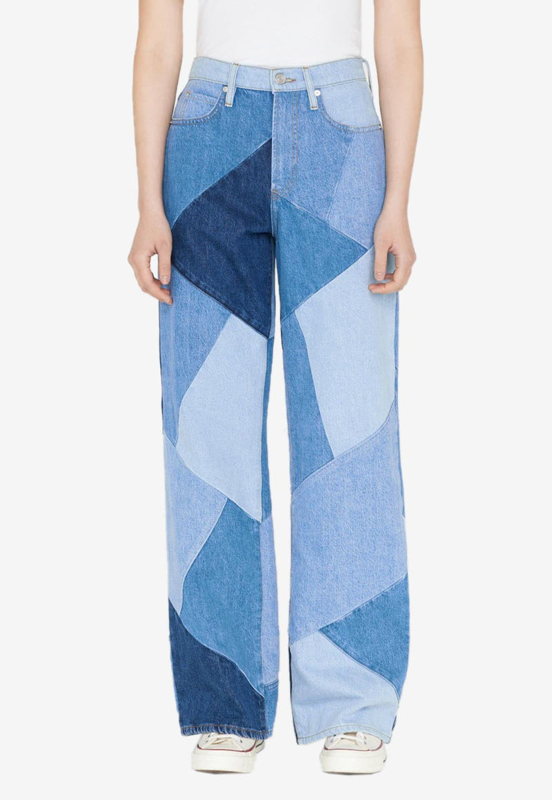 Le High N Tight Patchwork Jeans