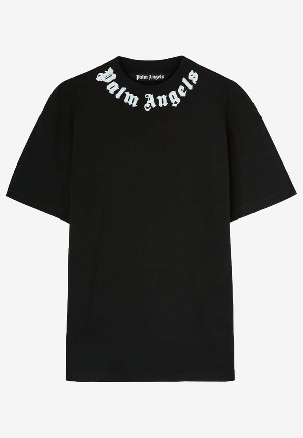 Neck Logo Print T-shirt