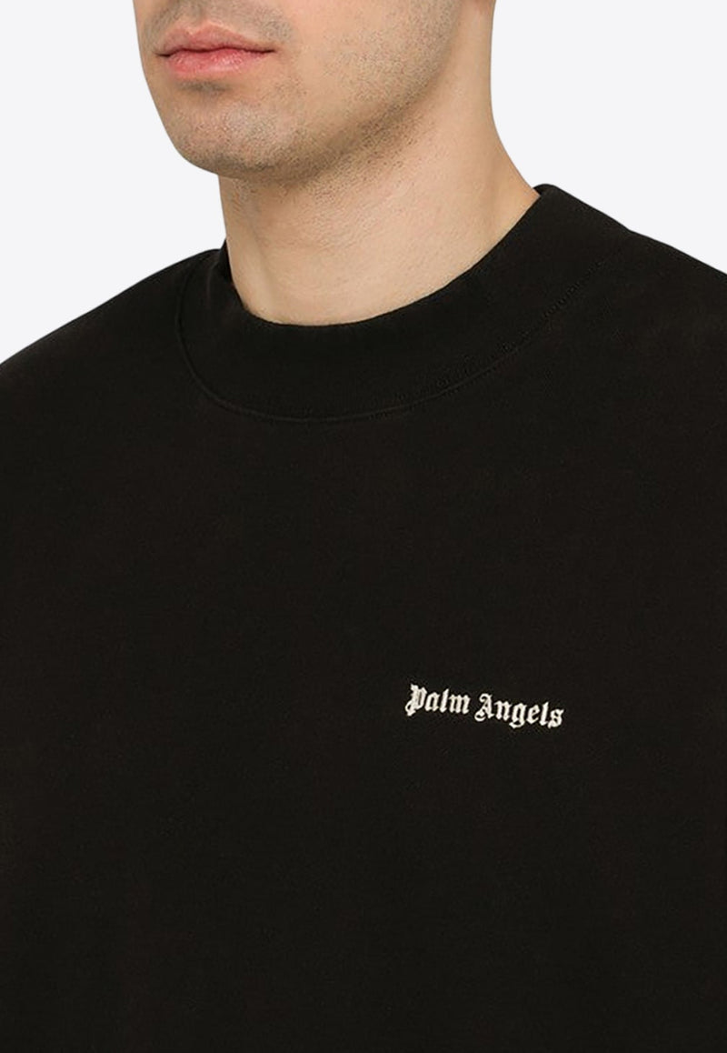 Logo Print Pullover Sweatshirt