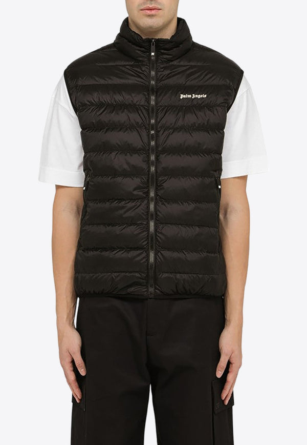 Logo Patch Quilted Nylon Vest