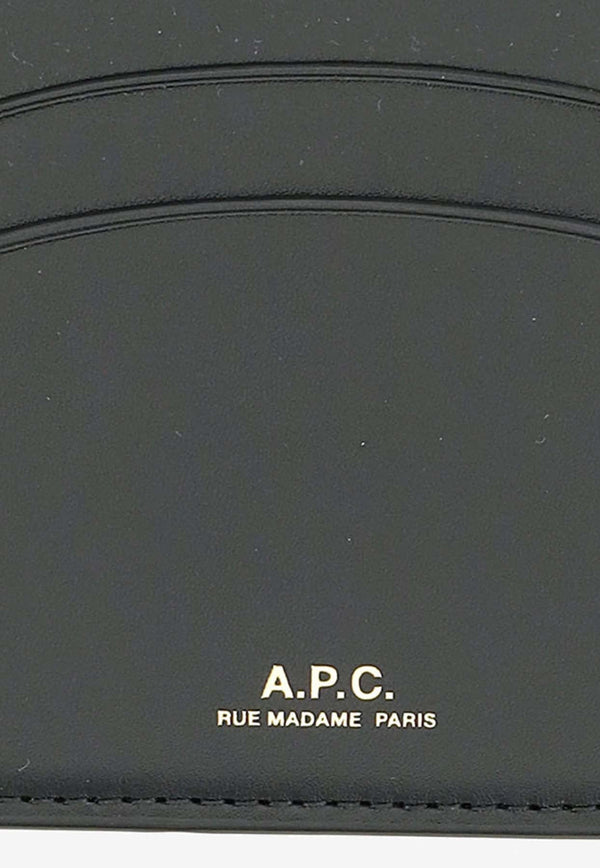 Logo Stamped Leather Cardholder