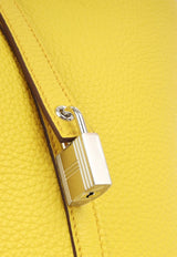 Picotin 22 in Sun Clemence Leather with Palladium Hardware