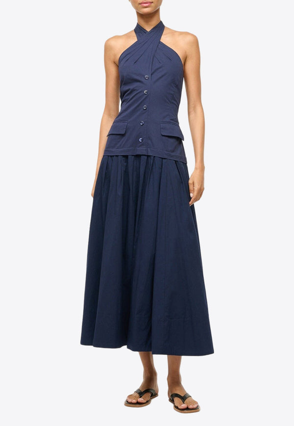 Harrington Halterneck Midi Dress