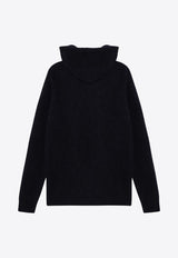 Cashmere and Silk Hooded Sweatshirt