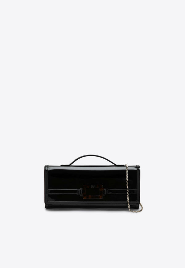 Belle Vivier Shiny Leather Clutch