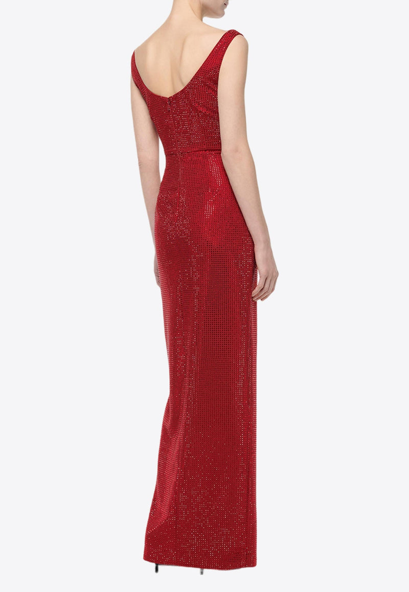 Diamante Embellished Gown