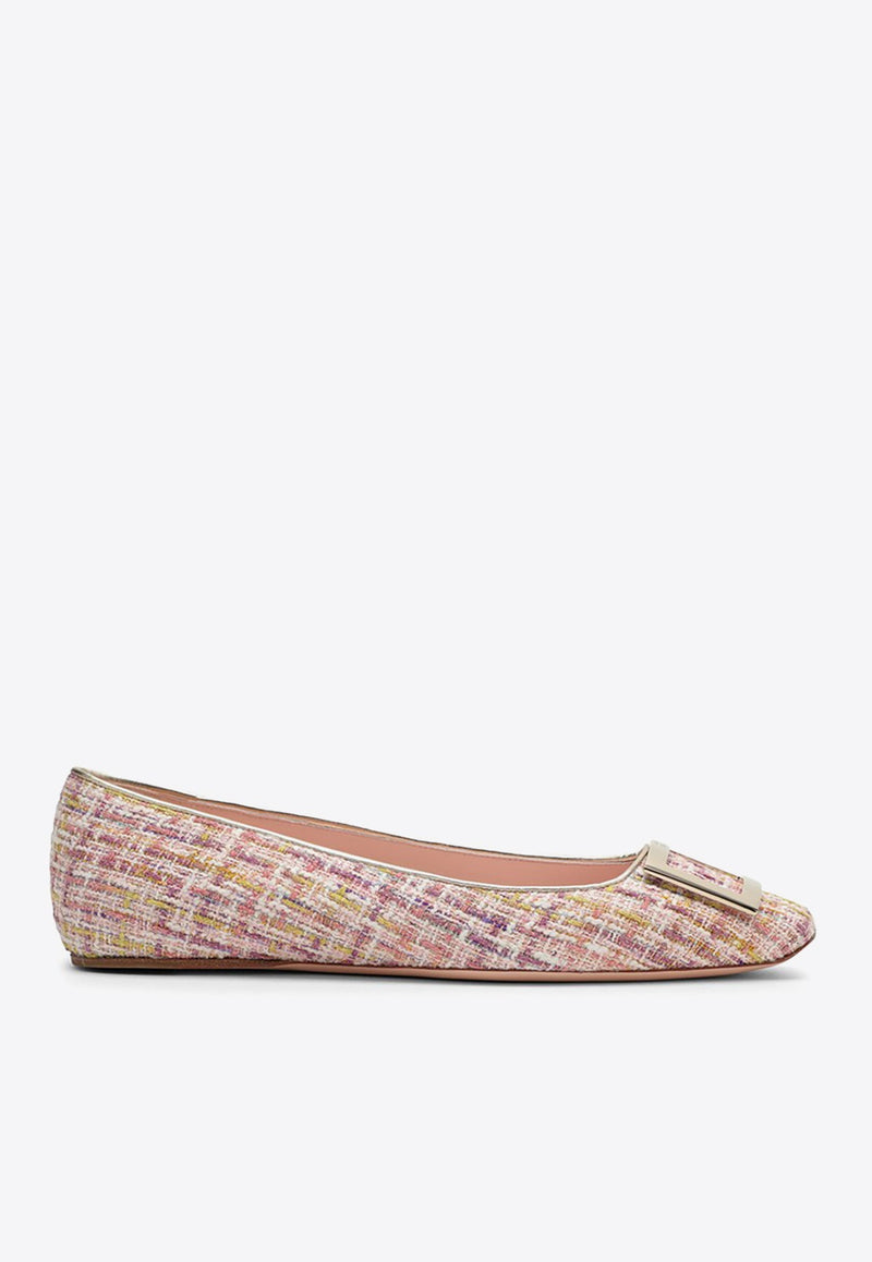 Trompette Lurex Bouclé Ballet Flats