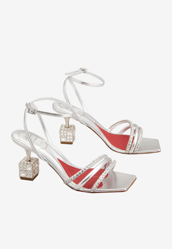 Bling Cube 75 Crystal Embellished Sandals