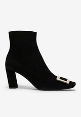 Belle Vivier 75 Ankle Boots in Suede