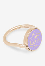 Me Oh Me Purple Exceptional18K Rose Gold Diamond Ring