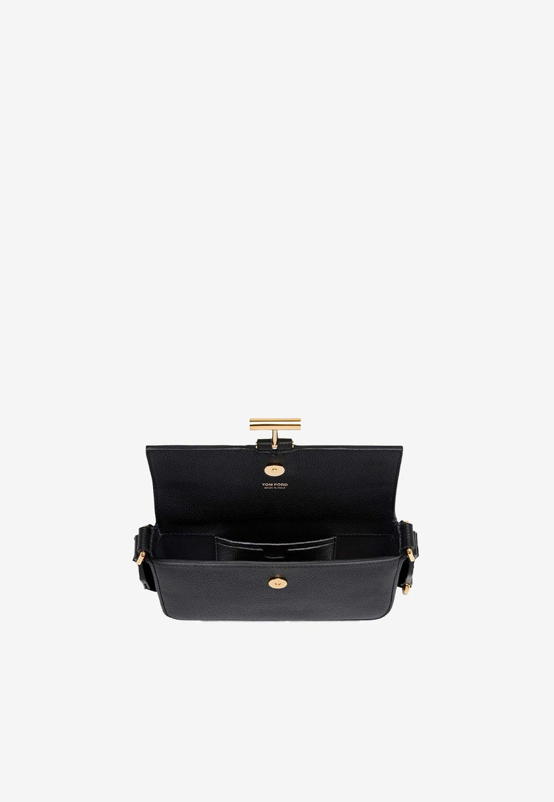 Mini Tara Crossbody Bag in Grained Leather