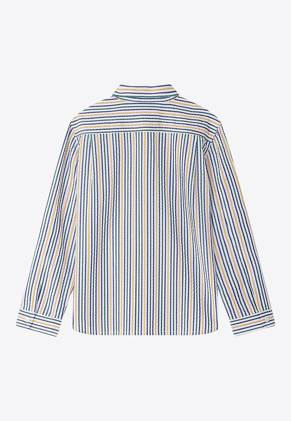 Boys Tangui Striped Long-Sleeved Shirt