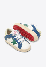 X Golden Goose Boys Star Patch Leather Sneakers