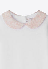 Baby Girls Calix Onesie with Floral Collar