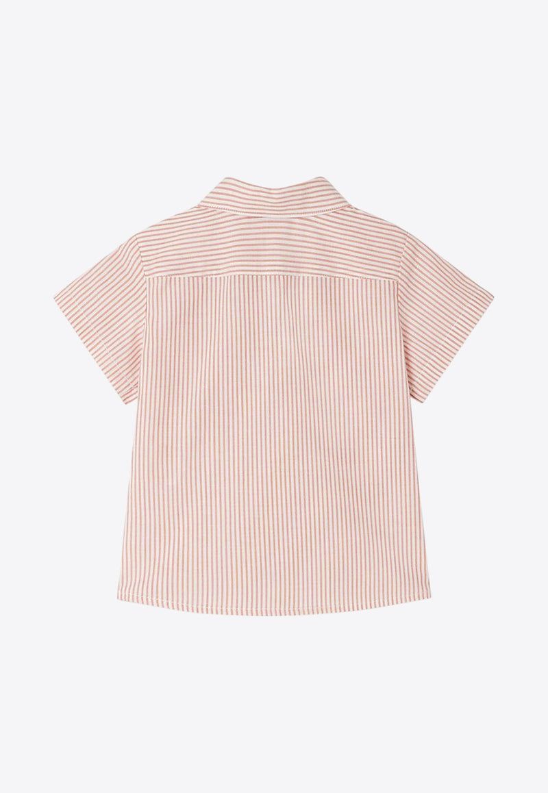 Babies Fredy Striped Button-Up Shirt