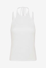 Halterneck Layered Tank Top