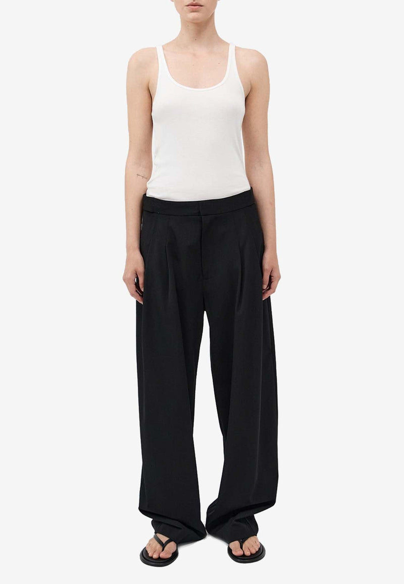 Adjustable Pleated Pants