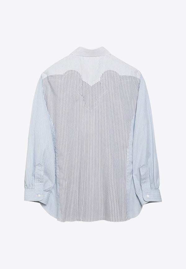 Striped Paneled Shirt