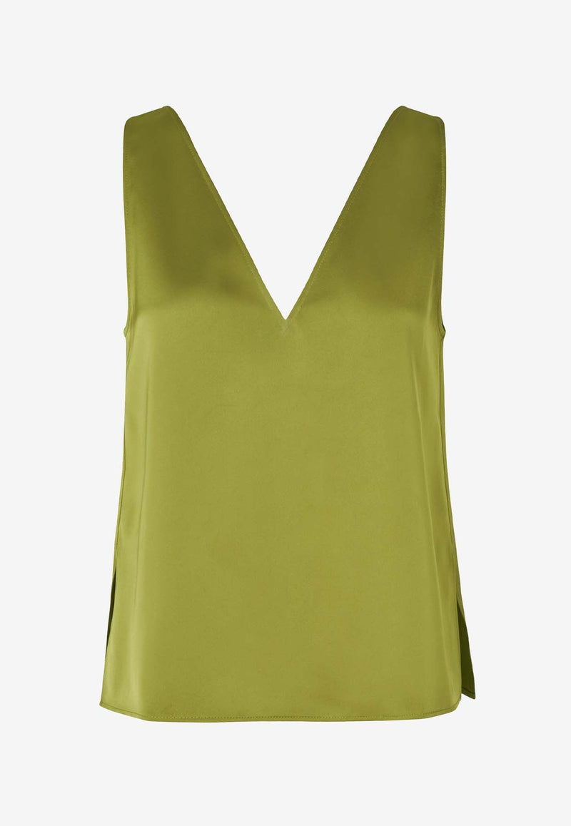 Elanor V-neck Sleeveless Top