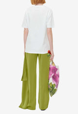 Gracie Straight-Leg Draped Pants