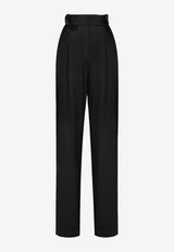 La Lune High-Waist Tailored Pants